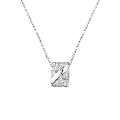 [Triumph Jewelry]LIENS EVIDENCE DIAMOND PAVED NECKLACE