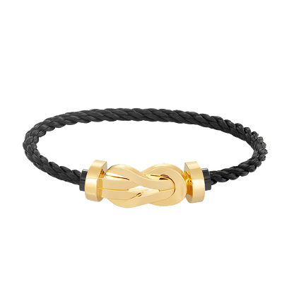 [Triumph Jewelry]CHANCE LARGE 8 FIGURE BUCKLE NO DIAMOND BRACELET GOLD