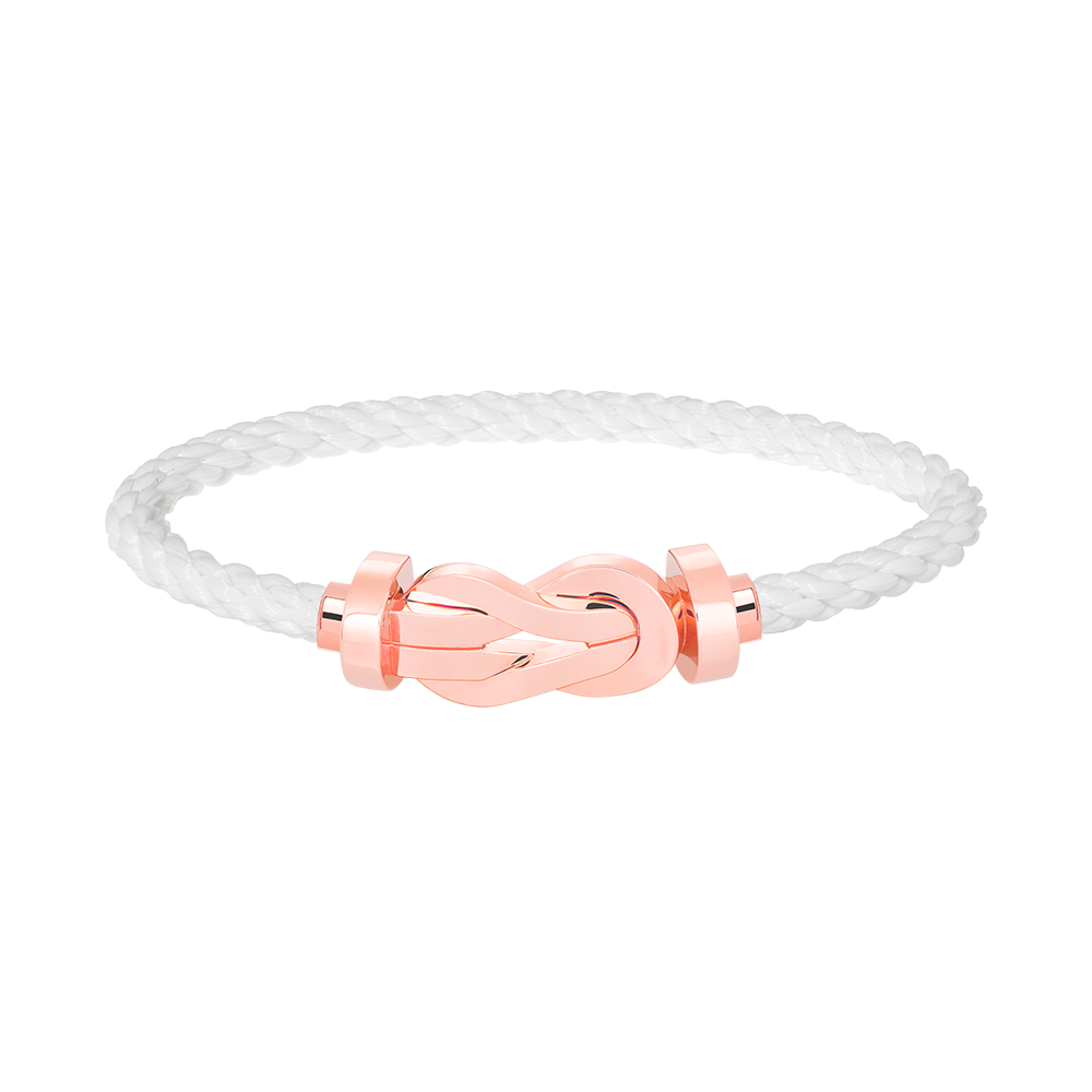 [Triumph Jewelry]CHANCE LARGE 8 FIGURE BUCKLE NO DIAMOND BRACELET ROSE GOLD