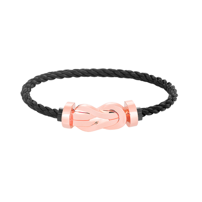 [Triumph Jewelry]CHANCE LARGE 8 FIGURE BUCKLE NO DIAMOND BRACELET ROSE GOLD