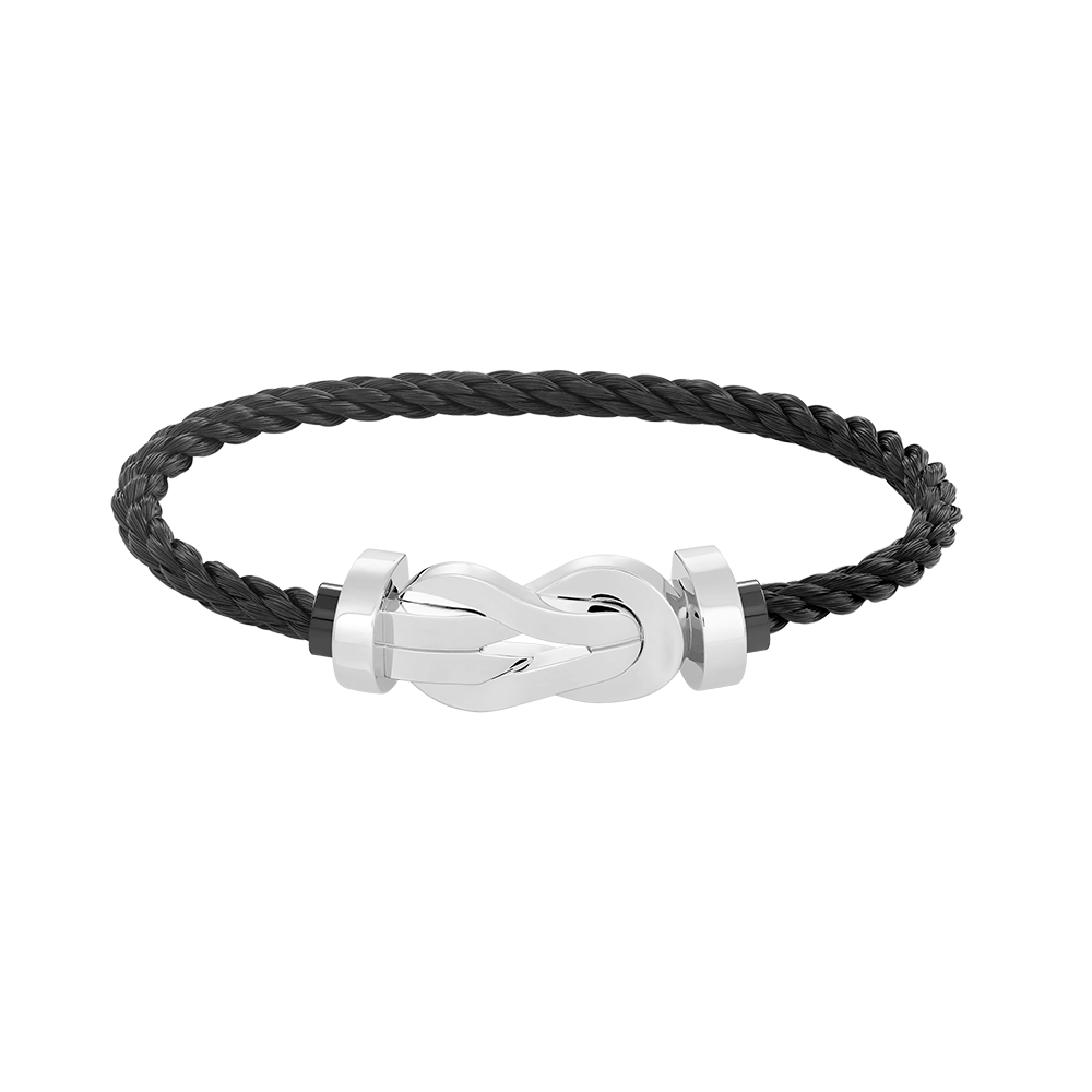 [Triumph Jewelry]CHANCE LARGE 8 FIGURE BUCKLE NO DIAMOND BRACELET SILVER