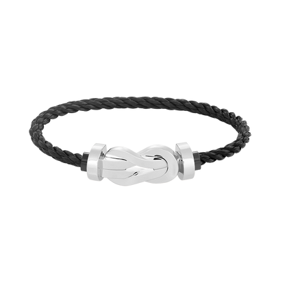 [Triumph Jewelry]CHANCE LARGE 8 FIGURE BUCKLE NO DIAMOND BRACELET SILVER