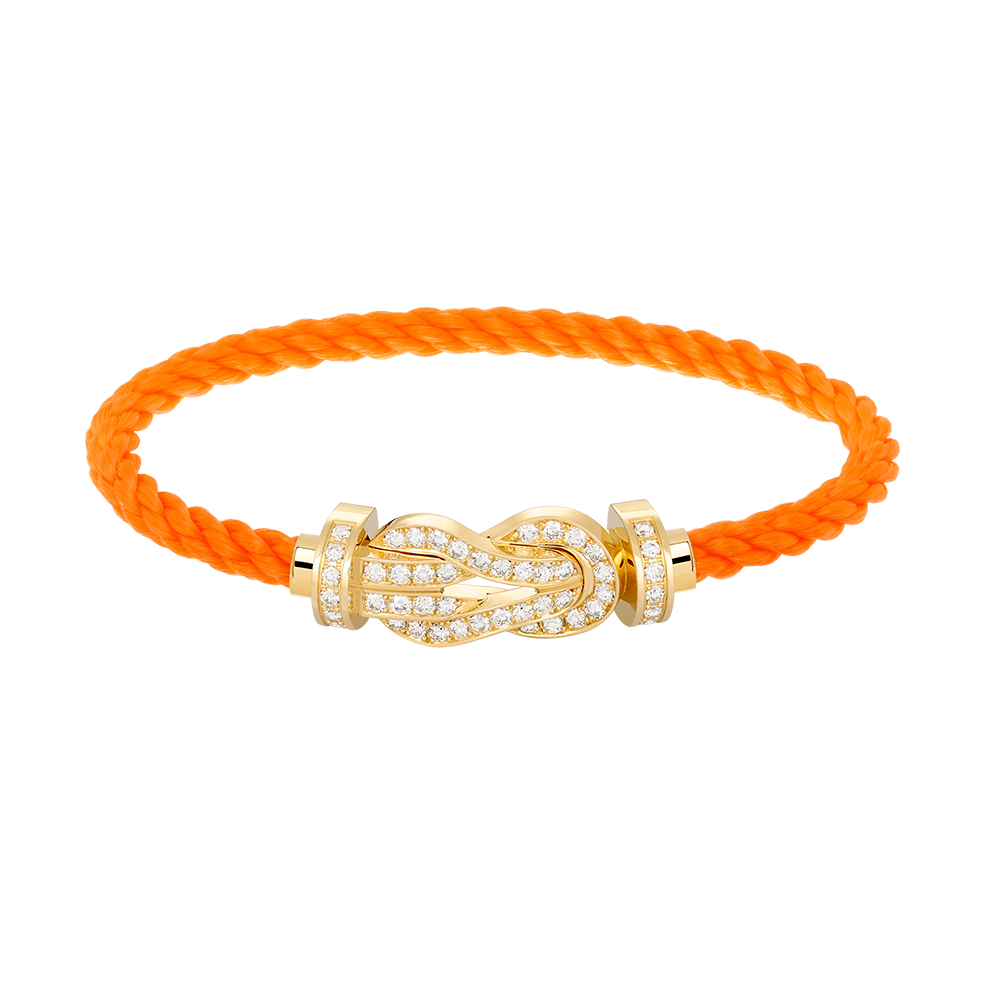 [Triumph Jewelry]CHANCE LARGE 8 FIGURE BUCKLE FULLDIAMOND BRACELET GOLD