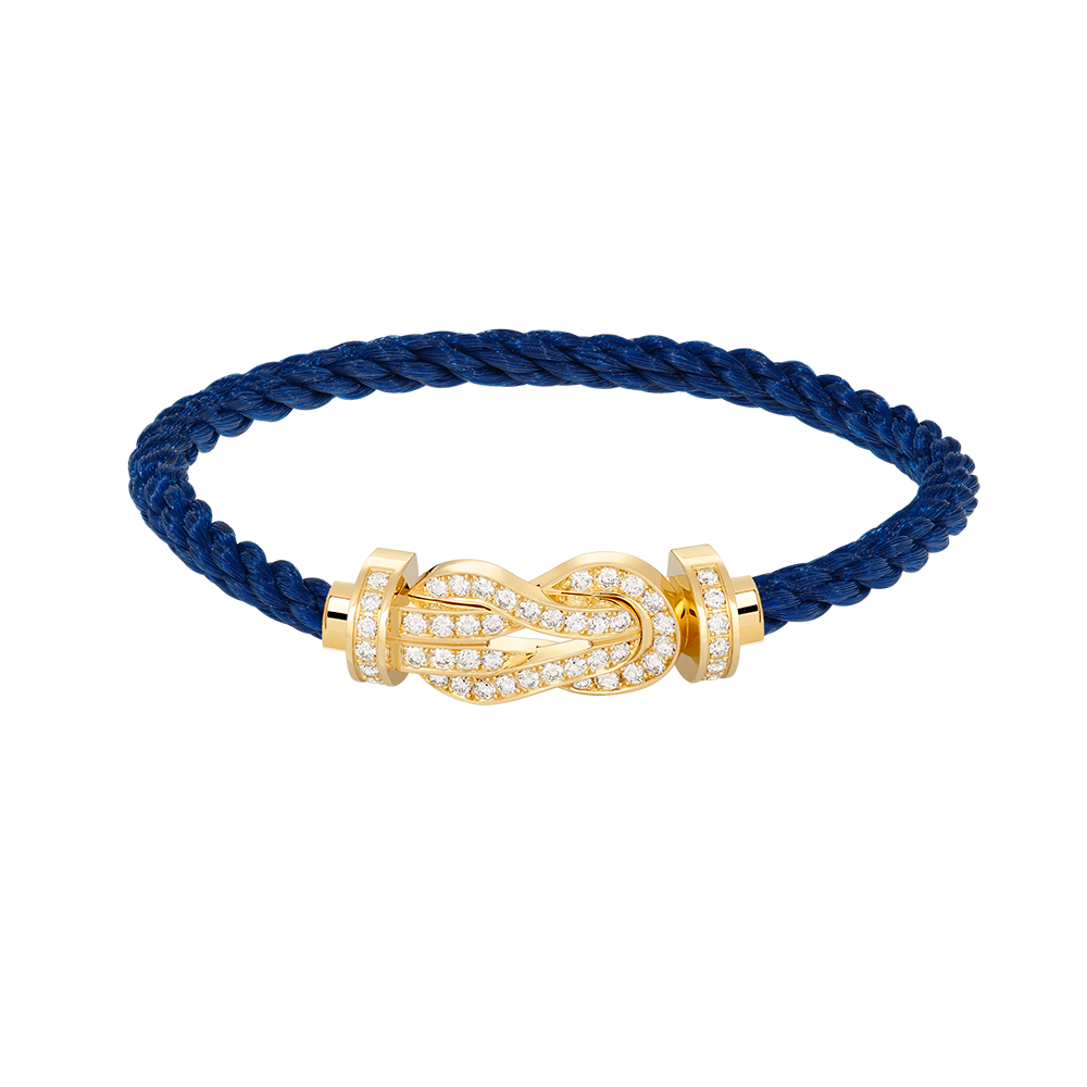 [Triumph Jewelry]CHANCE LARGE 8 FIGURE BUCKLE FULLDIAMOND BRACELET GOLD
