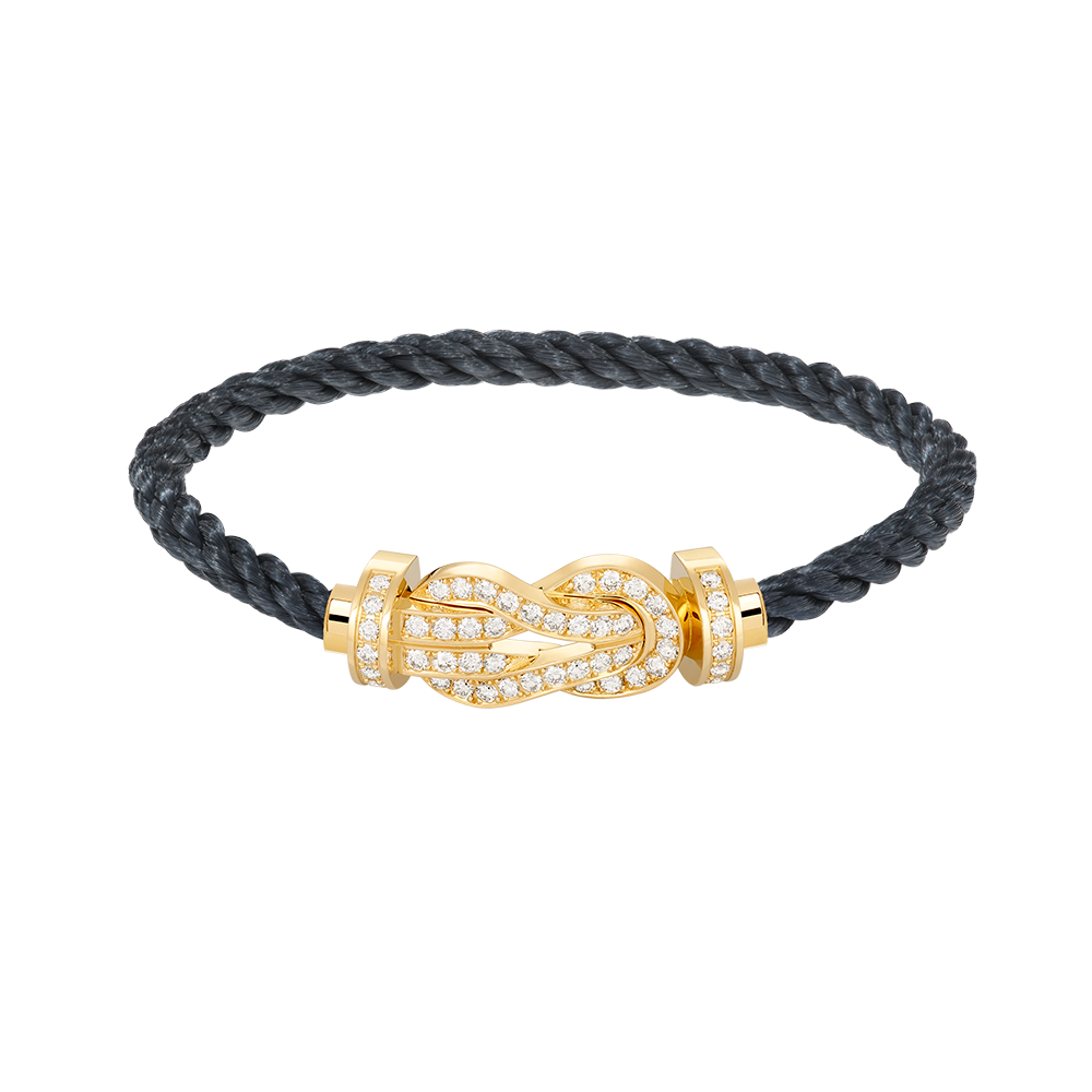 [Triumph Jewelry]CHANCE LARGE 8 FIGURE BUCKLE FULLDIAMOND BRACELET GOLD