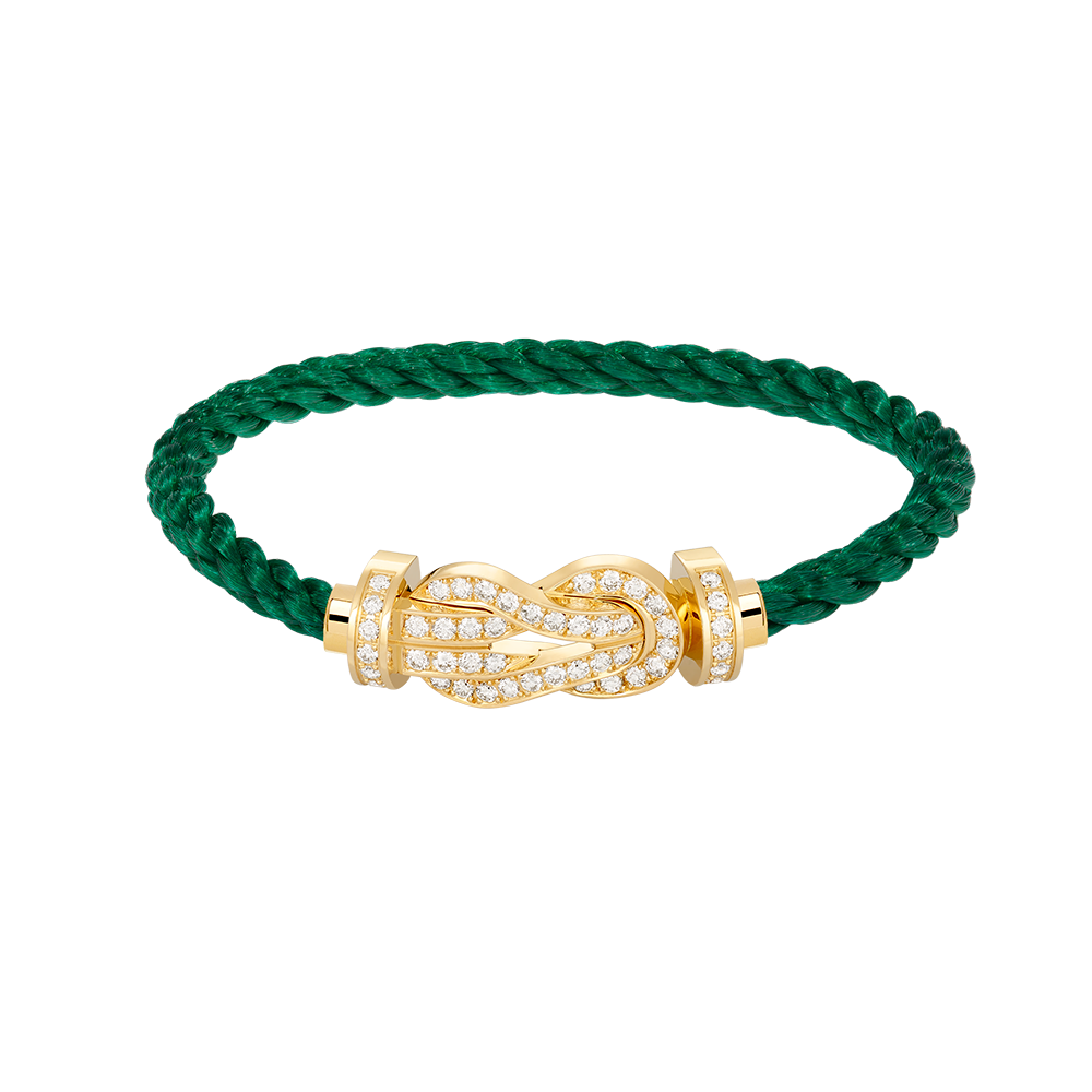 [Triumph Jewelry]CHANCE LARGE 8 FIGURE BUCKLE FULLDIAMOND BRACELET GOLD