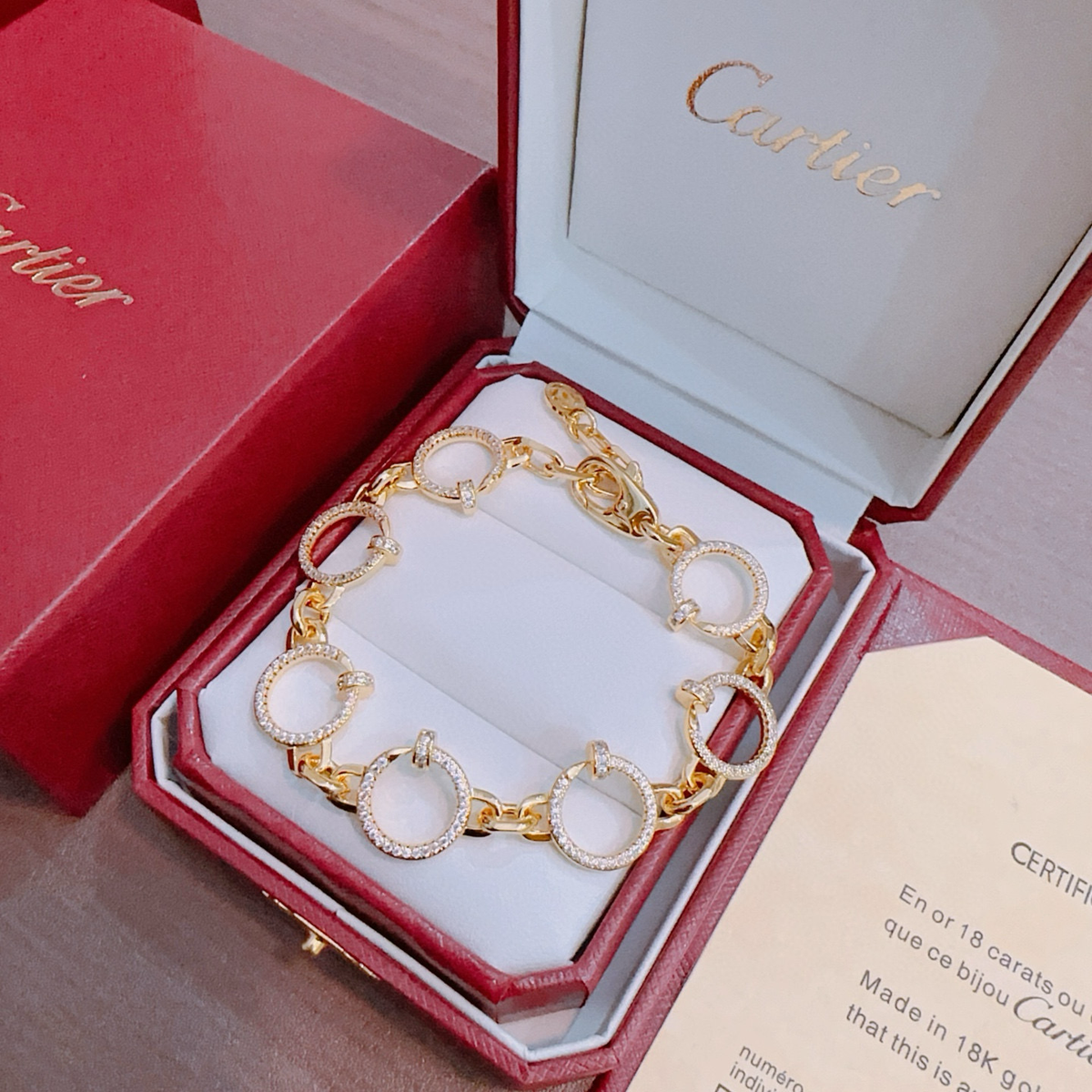 [Triumph Jewelry Jewelry] LOVE&JUSTE BRACELET DIAMONDS