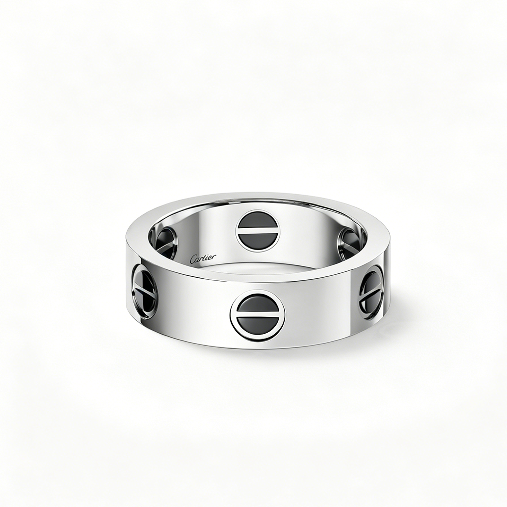 [Triumph Jewelry]LOVE RING 5.5MM NO DIAMONDS  CERAMIC