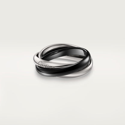 [Triumph Jewelry]TRINITY 3.2MM RING BLACK CERAMIC