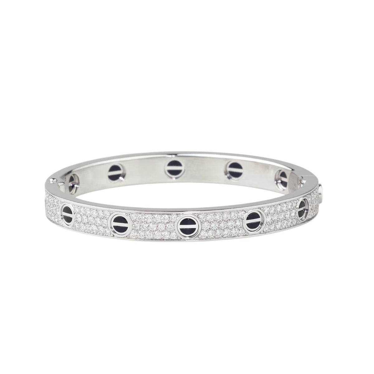 [Triumph Jewelry]LOVE BRACELET 6.1MM DIAMOND-PAVED CERAMIC