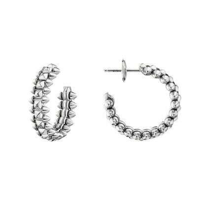 [Triumph Jewelry]CLASH SMALL HOOP EARRINGS