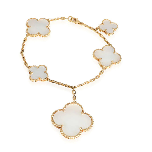 [Triumph Jewelry]MAGIC CLOVER MOP GOLD BRACELET 5 MOTIFS