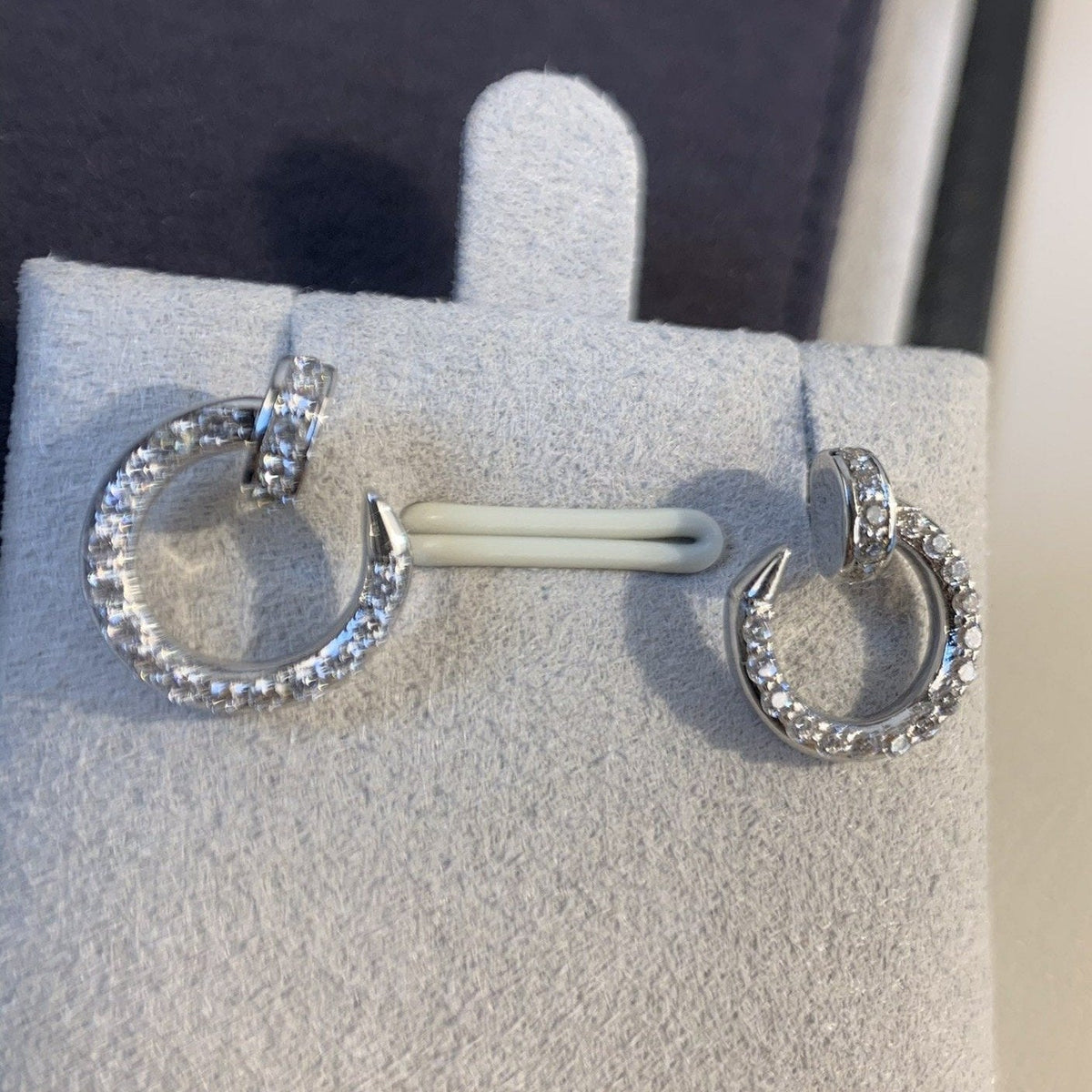 [Triumph Jewelry]JUSTE EARRINGS SILVER DIAMONDS