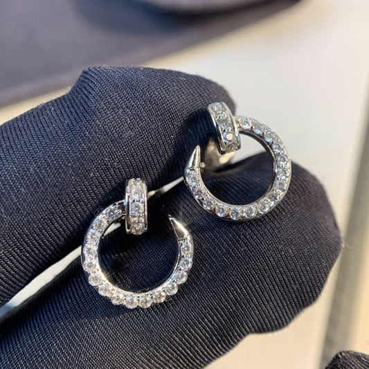 [Triumph Jewelry]JUSTE EARRINGS SILVER DIAMONDS