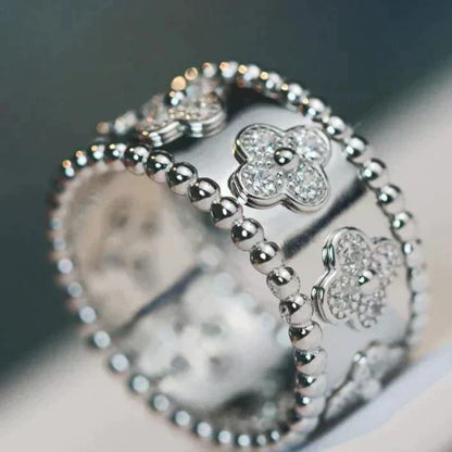 [Triumph Jewelry]CLOVER KALEIDOSCOPE RING 10MM