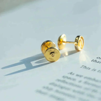 [Triumph Jewelry]LOVE EARRINGS GOLD 10MM