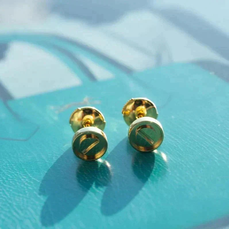 [Triumph Jewelry]LOVE EARRINGS GOLD 10MM