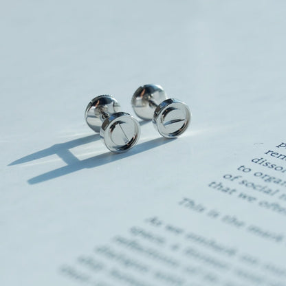 [Triumph Jewelry]LOVE EARRINGS SILVER 10MM