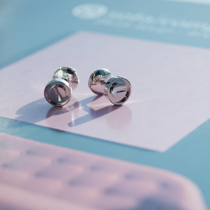 [Triumph Jewelry]LOVE EARRINGS SILVER 10MM