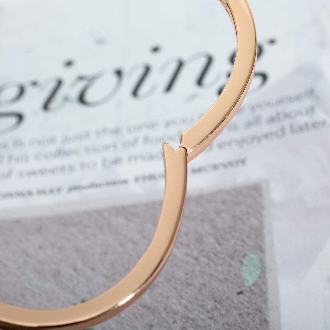 [Triumph Jewelry]DREAM BRACELET OPEN PINK GOLD MOP DIAMOND