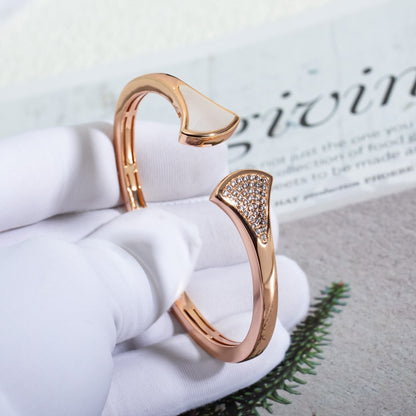 [Triumph Jewelry]DREAM BRACELET OPEN PINK GOLD MOP DIAMOND