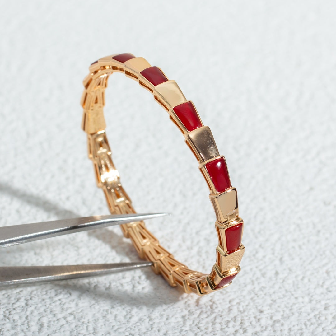 [Triumph Jewelry]SERPENTI BRACELET PINK GOLD RUBELLITE