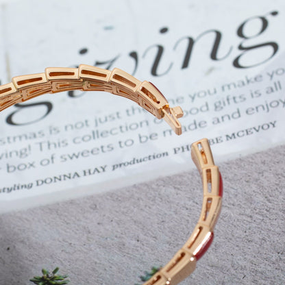 [Triumph Jewelry]SERPENTI BRACELET PINK GOLD RUBELLITE