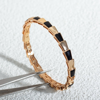 [Triumph Jewelry]SERPENTI BRACELET PINK GOLD ONYX
