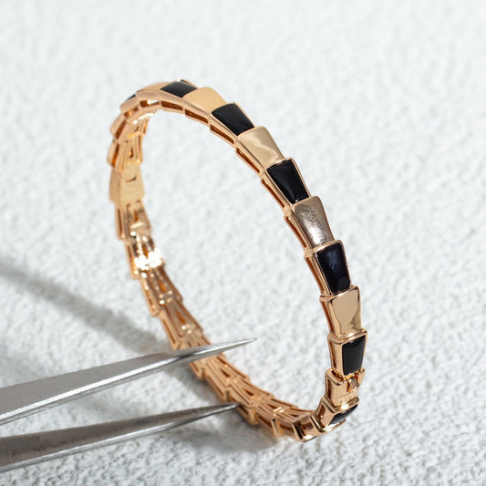 [Triumph Jewelry]SERPENTI BRACELET PINK GOLD ONYX