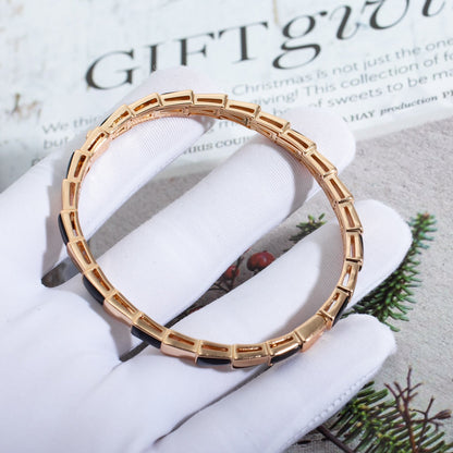 [Triumph Jewelry]SERPENTI BRACELET PINK GOLD ONYX