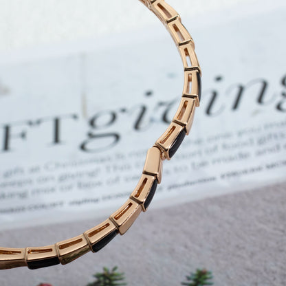 [Triumph Jewelry]SERPENTI BRACELET PINK GOLD ONYX