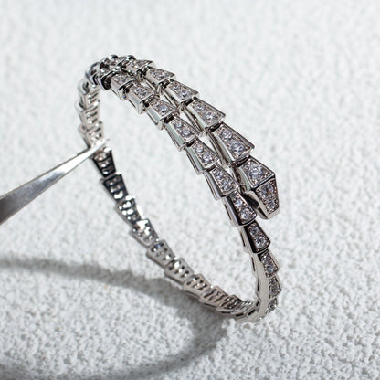 [Triumph Jewelry]SERPENTI BRACELET 6MM SILVER DIAMOND