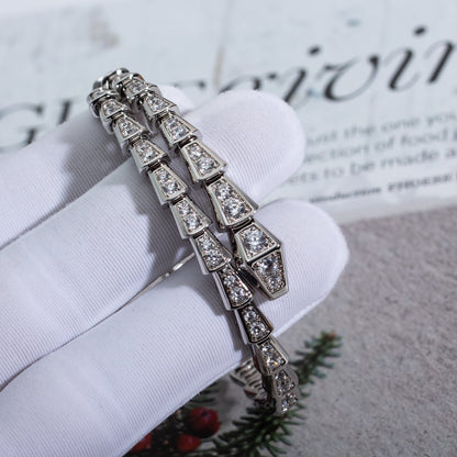 [Triumph Jewelry]SERPENTI BRACELET 6MM SILVER DIAMOND