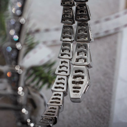 [Triumph Jewelry]SERPENTI BRACELET 6MM SILVER DIAMOND
