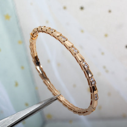 [Triumph Jewelry]SERPENTI BRACELET PINK GOLD DIAMOND