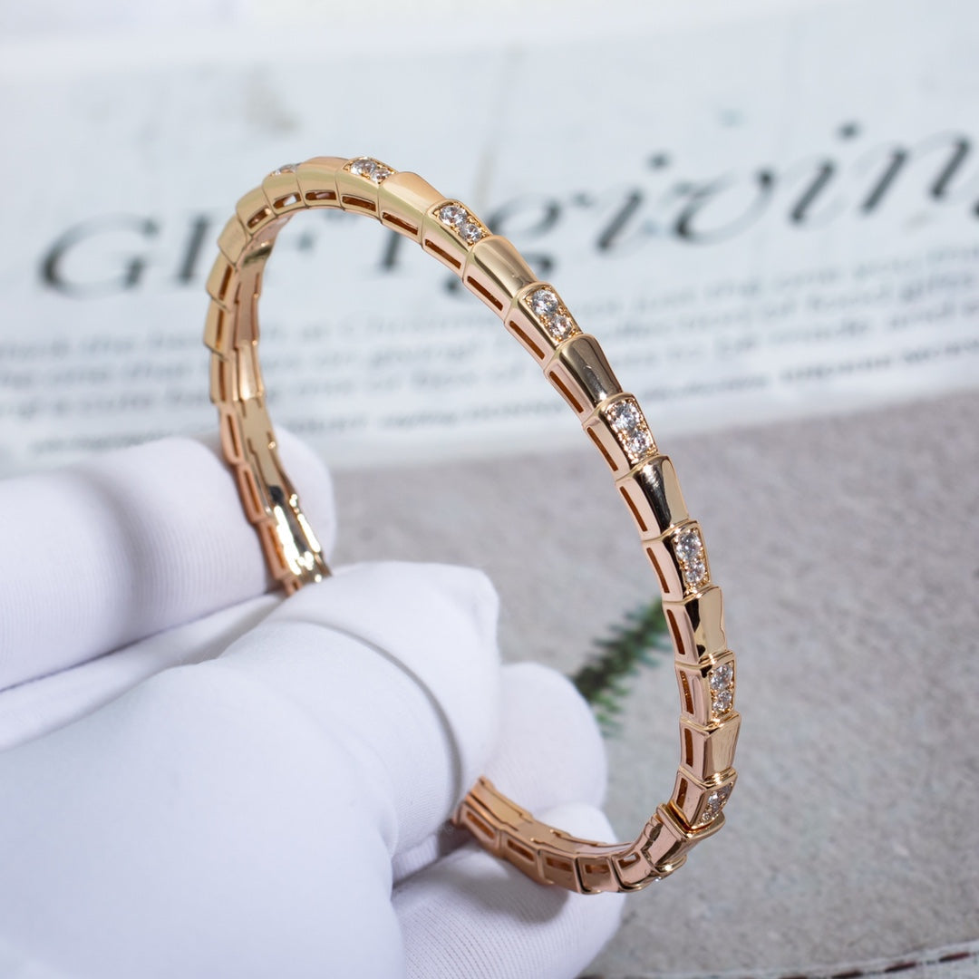 [Triumph Jewelry]SERPENTI BRACELET PINK GOLD DIAMOND