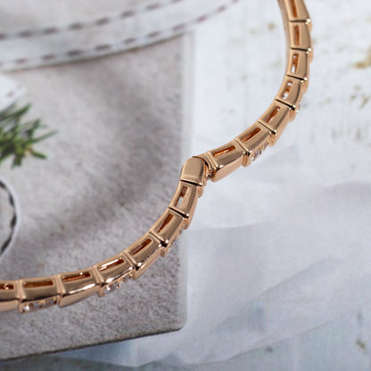 [Triumph Jewelry]SERPENTI SMALL BRACELET PINK GOLD DIAMOND