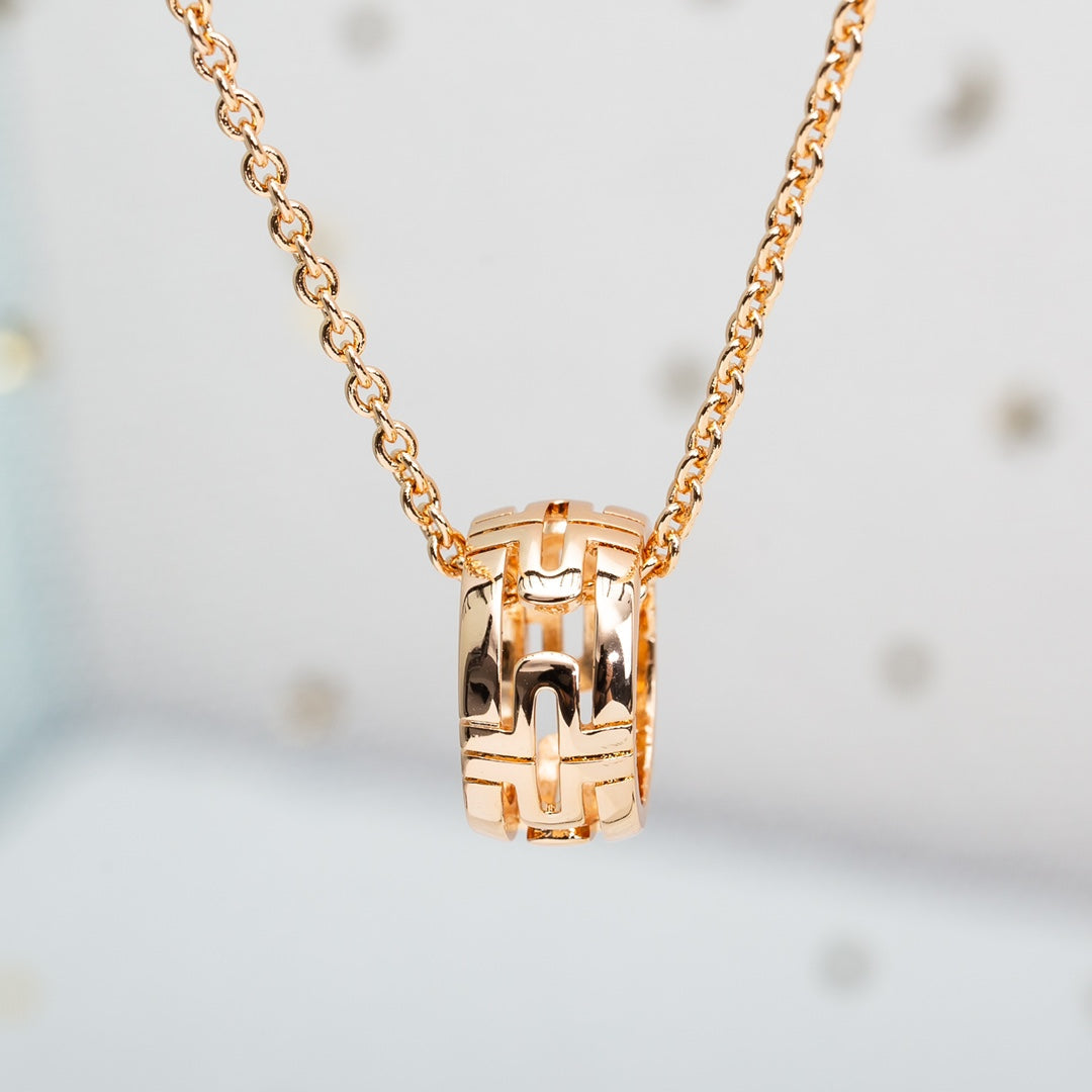 [Triumph Jewelry]PARENTESI NECKLACE PINK GOLD