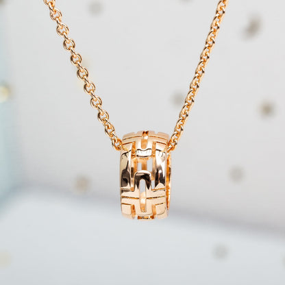 [Triumph Jewelry]PARENTESI NECKLACE PINK GOLD