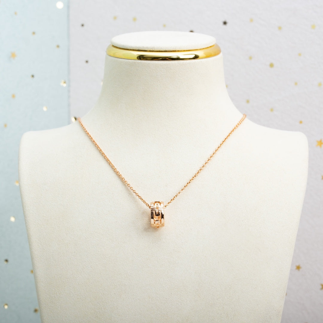 [Triumph Jewelry]PARENTESI NECKLACE PINK GOLD