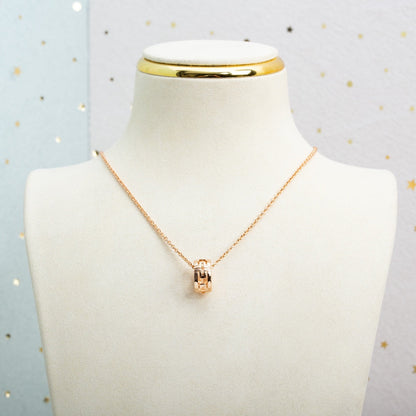 [Triumph Jewelry]PARENTESI NECKLACE PINK GOLD