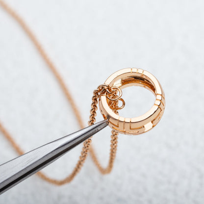[Triumph Jewelry]PARENTESI NECKLACE PINK GOLD