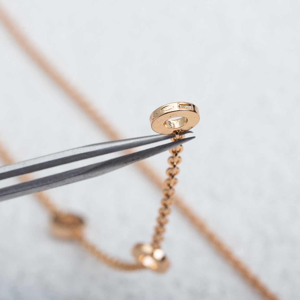 [Triumph Jewelry]PARENTESI NECKLACE PINK GOLD