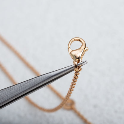 [Triumph Jewelry]PARENTESI NECKLACE PINK GOLD