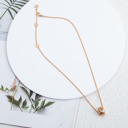 [Triumph Jewelry]PARENTESI NECKLACE PINK GOLD
