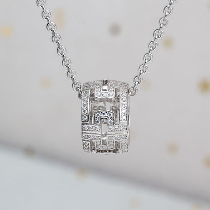 [Triumph Jewelry]PARENTESI NECKLACE SILVER DIAMOND