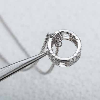 [Triumph Jewelry]PARENTESI NECKLACE SILVER DIAMOND