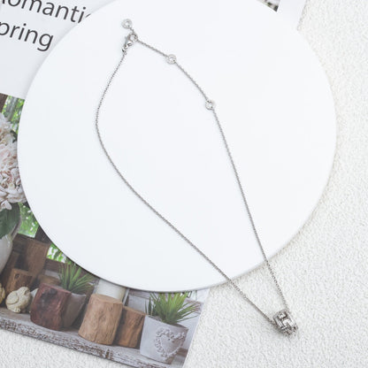 [Triumph Jewelry]PARENTESI NECKLACE SILVER DIAMOND
