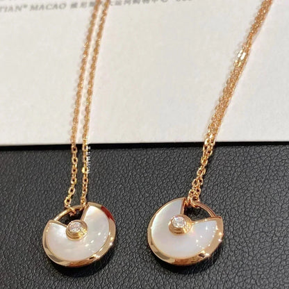 [Triumph Jewelry]AMULETTE ROSE GOLD MOP NECKLACE