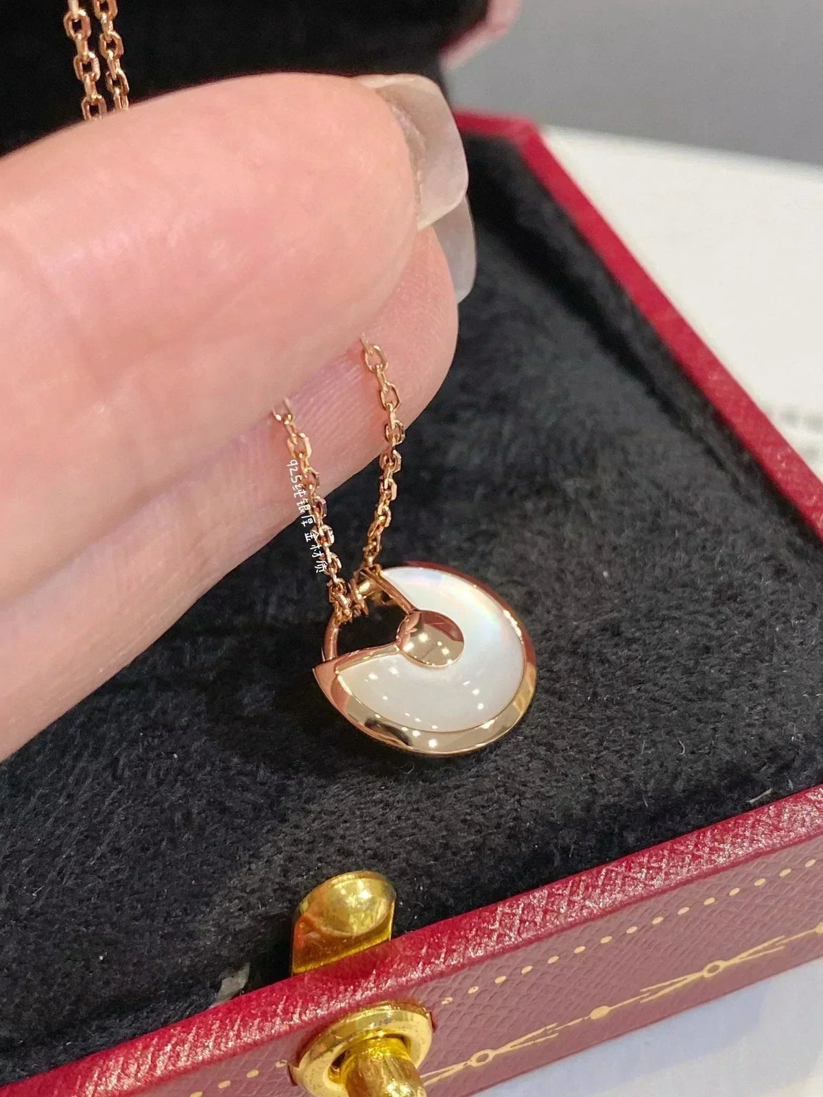 [Triumph Jewelry]AMULETTE ROSE GOLD MOP NECKLACE